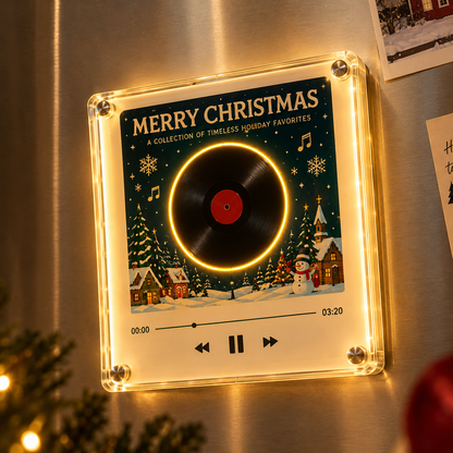 JollyVinyl™ Magnetic Christmas Vinyl Player